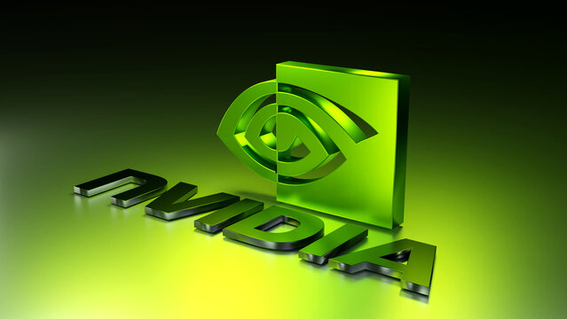NVIDIA logo and font