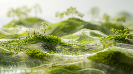 x-ray landscape wallpaper