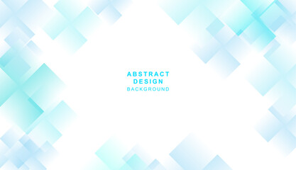 テキストのスペースがある青色のひし形で組み合わせた抽象的な背景素材