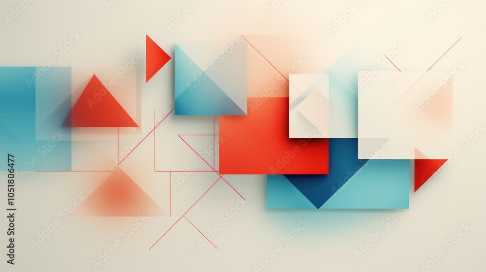 Poster an abstract minimalist graphic design featuring a bold geometric arrangement of thick black lines in
