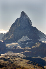 Berge und Gletscher am Matterhorn