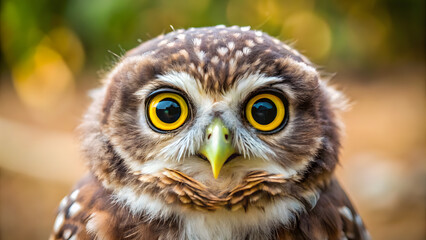 Obraz premium owl close up background