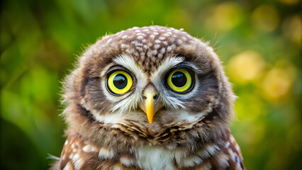 Obraz premium owl close up background