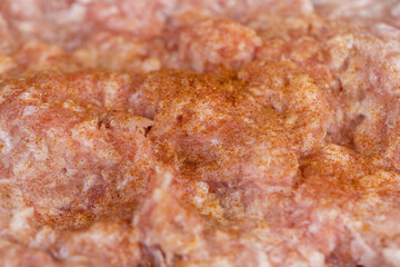 fresh minced pork with bacon