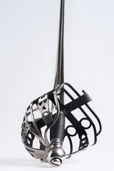 Old foil sword medieval weapon knight equipment