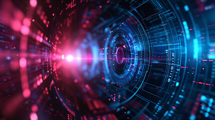 Fototapeta premium technology banner