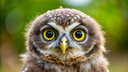 Obraz premium owl close up background