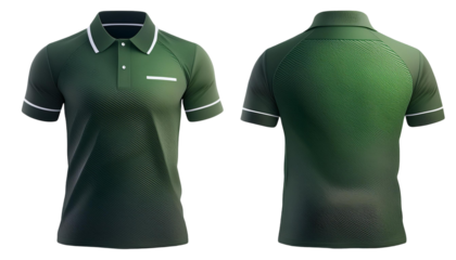 Polo Shirt Mockup isolated on Transparent Background.