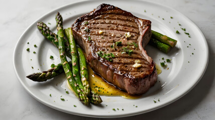 Tbone_steak_with_grilled_asparagus_and_garlic