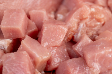 piece of pork fillet on a cutting board
