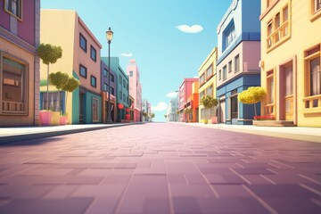 Fototapeta premium Street architecture outdoors building.