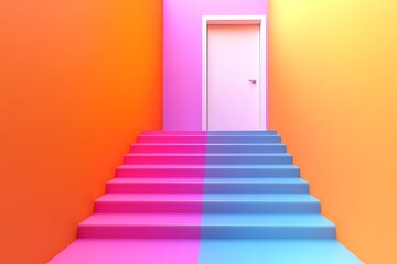 The building style modern. 3D illustration, 3D rendering