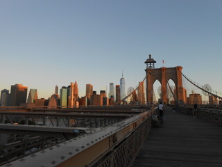 Brooklyn Bridge and NYC Skyline