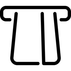 Simple vector icon bank card