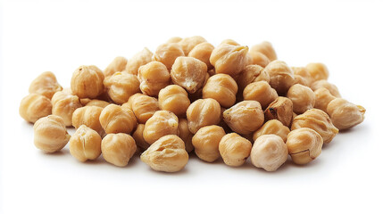 Roasted Chickpeas isolated on white background