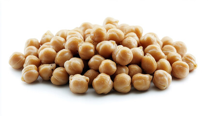 Roasted Chickpeas isolated on white background