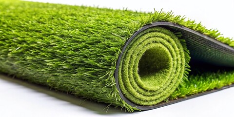 Artificial Grass Roll Texture and Backing Display for Landscaping and Home Improvement Projects