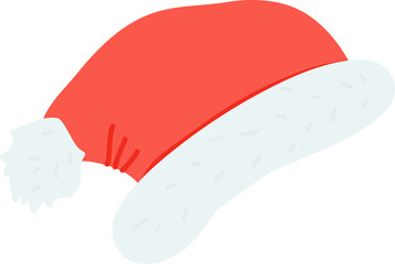 Handdrawn Santa Hat