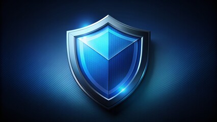 Fototapeta premium Blue Guard Shield Logo Design for Security and Protection Branding