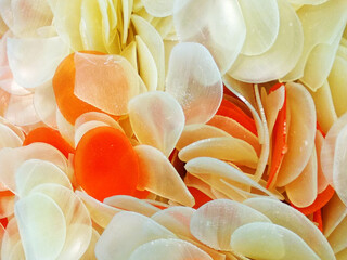 Prawn cracker sold in supermarkets.