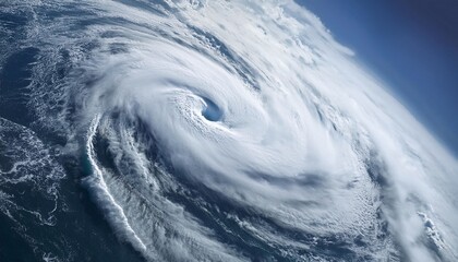 Fototapeta na wymiar Powerful Cyclone on Earth
