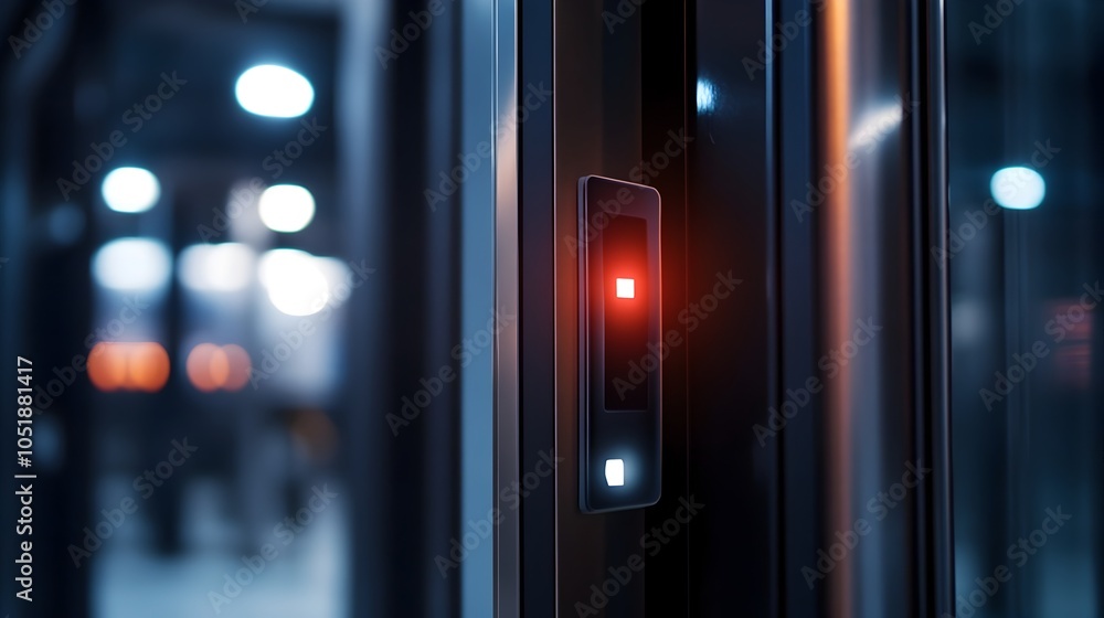 Poster illuminated card reader slot in access control gate for smooth entry