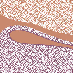 ABSTRACT PASTEL COLORFUL LINES TURING PATTERN ROUGH DESIGN REACTION DIFFUSION BACKGROUND VECTOR GOOD FOR WALLPAPER, COVER,POSTER 