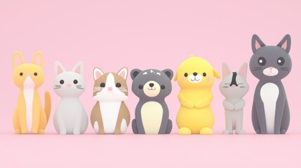 Fototapeta premium Charming Animal and Virtual Influencer Campaigns: Engaging Consumers in the Metaverse