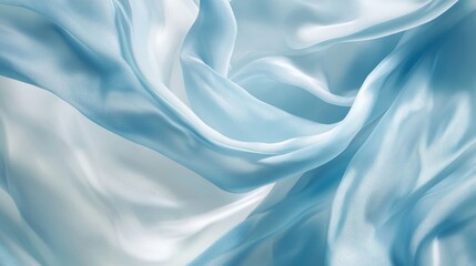 Fototapeta premium Soft Blue Matte Fabric with Subtle Light Effects