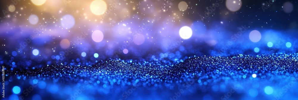Poster elegant abstract background with glitter and bokeh lights