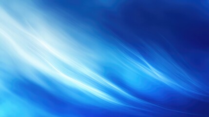 Obraz premium Vivid Blue Gradient Background with Glossy Finish
