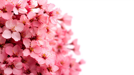 Fototapeta premium Experience the breathtaking beauty of cherry blossoms with vibrant pink petals symbolizing the arrival of spring and the fleeting nature of beauty