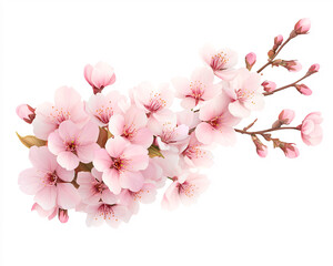 A stunning arrangement of cherry blossoms showcasing the beauty of spring with soft pink hues and intricate floral details