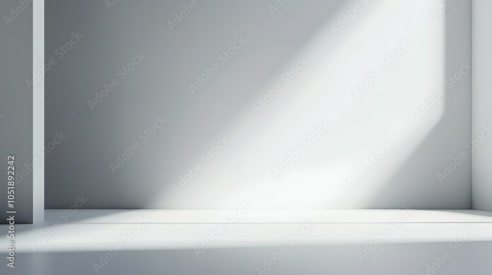 Poster simple elegant grey gradient background with ample copy space