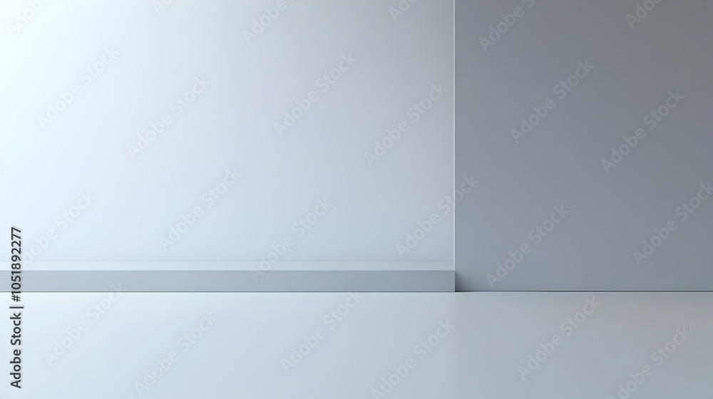 Aufkleber minimalist light grey background with subtle gradient for clean and sophisticated copy space
