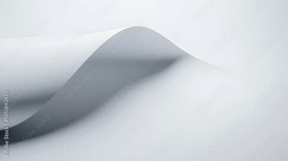 Aufkleber smooth matte white background with ample space for text or graphic elements