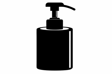 


Soap Bottle Silhouette Vector, Soap Pump Bottle Clipart, soap dispenser liquid water. 

