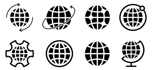 global world globe icon