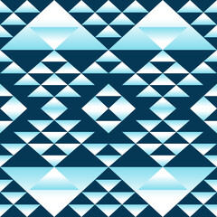 Obraz premium Inspired by indigenous artistry, this pattern merges geometric precision with organic shapes, offering a fresh take on Native heritage for modern living spaces. A perfect balance of the past 