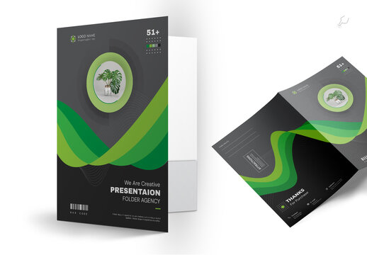 Presentation Folder Layout