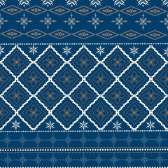 seamless knitted pattern