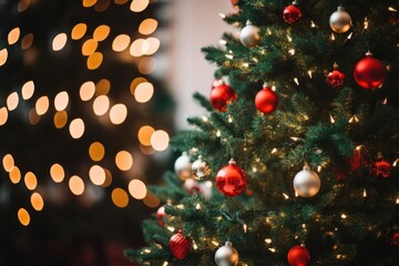 Christmas tree christmas light plant.