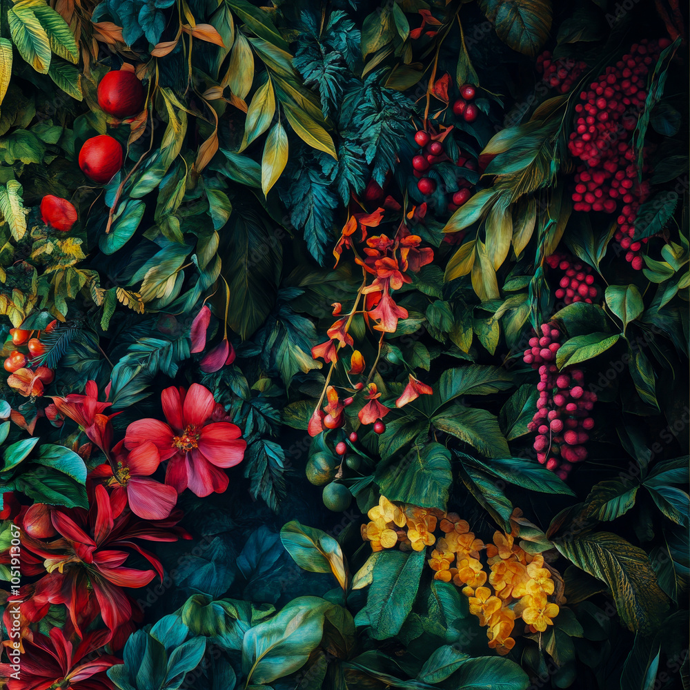 Poster a beautiful photorealistic image with vibrant colors and intricate details captures the attention of