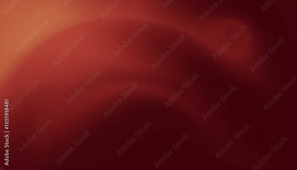 Poster smooth gradient texture in warm red tones on a mahogany background for elegant design projects