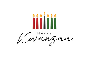 Kwanzaa greeting card or background. vector illustration.
