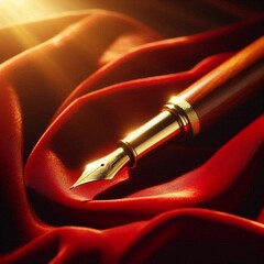 fountain pen on paper