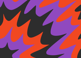 Fototapeta premium Simple background with colorful gradient wavy lines pattern