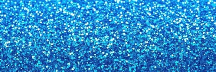 Fototapeta premium Shimmering Blue Glitter Texture Background for Design