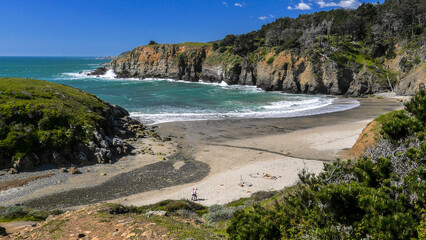 view of the coast of the sea