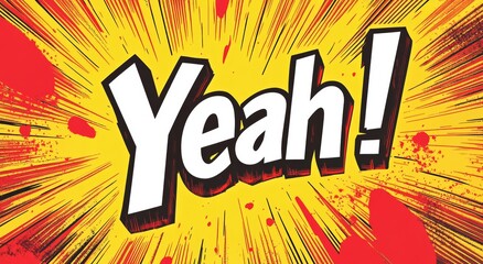 Vibrant Explosion of Emotions in Pop Art Style